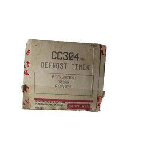 Gemline/Singer CC-304 Replaces Gibson G158274 Defrost Timer
